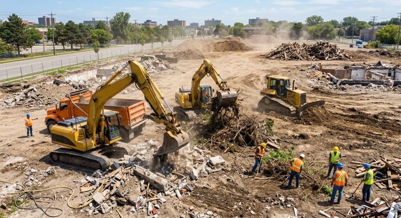 Building Site Clearing in Houston, TX