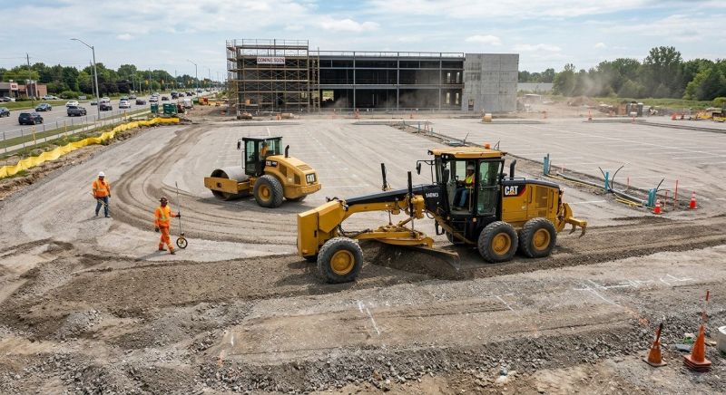 Parking Lot Excavation in Cumming, GA