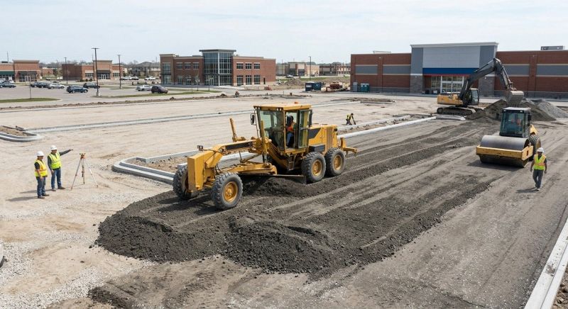 Parking Lot Leveling in Pearland, TX