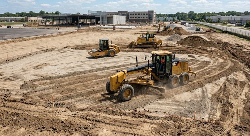 Parking Lot Leveling in Suwanee, GA