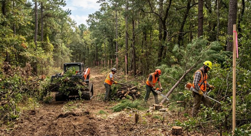 Slope Clearing in Marietta, GA