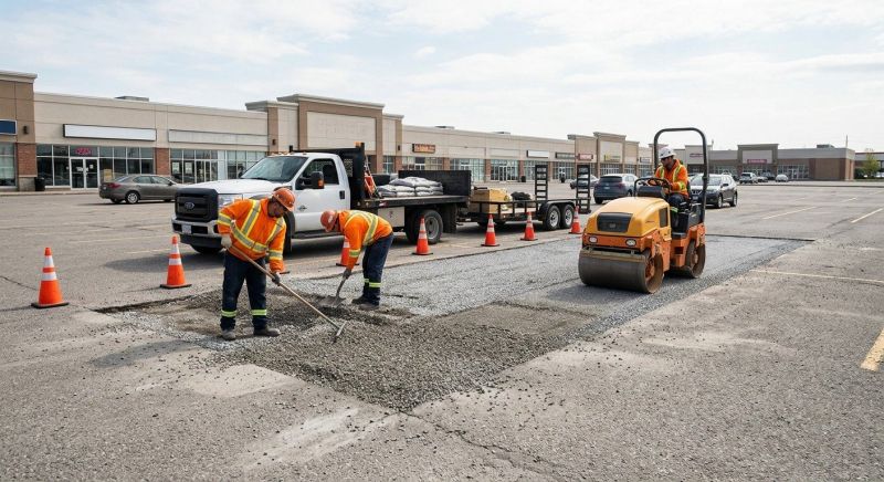 Parking Lot Gravel Repair in Orem, UT